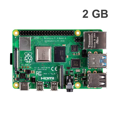 Raspberry Pi 4 Model B 2 GB RAM $45.00 (plus shipping) @PiShop $44.97