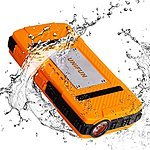 Unifun 10400mAh Waterproof Dustproof Anti-shock Power Bank w/ LED flashlight &amp; Strap Hole $13.99 AC @ Amazon