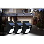 3-Pack Outdoor Solar Motion Sensor Wall Lights $18.24 + FS w/ Prime