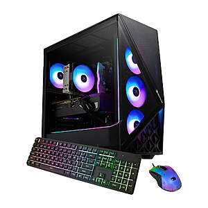 iBUYPOWER Slate Gaming Desktop: i5-14400F, RTX 5070, 16GB RAM, 1TB SSD 99 + Free Shipping