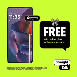 Straight Talk At Walmart in Store Holiday Deals Phones as low as free with $45 Plan Activation