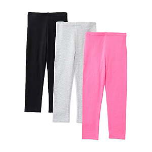Wonder Nation Baby and Toddler Girls' Pull On Leggings, Sizes 2T-4T $3.35 at Walmart