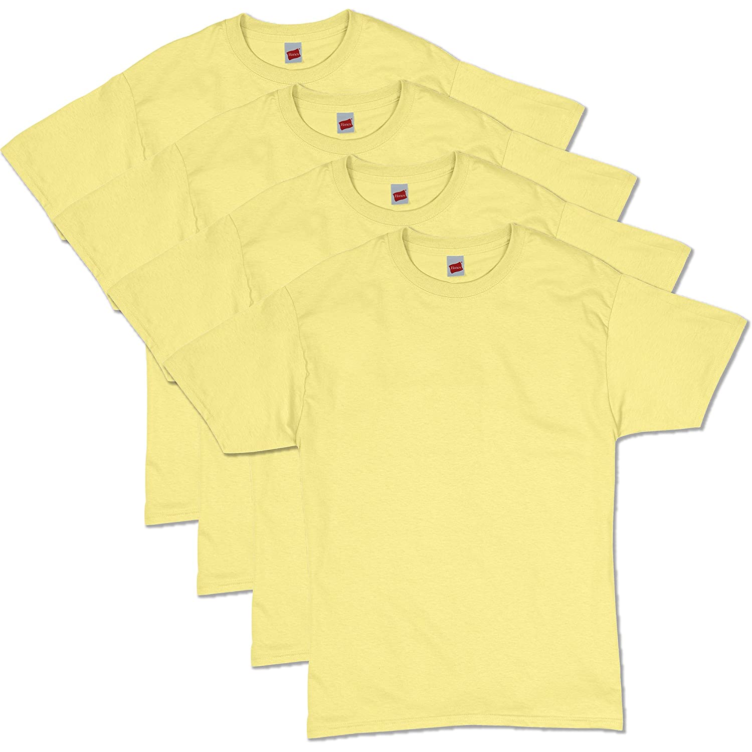 Hanes Men's ComfortSoft Short Sleeve T-Shirt (4 Pack ) - $15.72  - XL