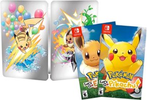 Nintendo Switch Pokemon Lets Go Steelbook Case No Game 1