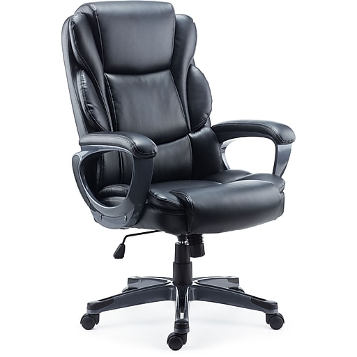 Staples Mcallum Bonded Leather Manager Chair Gray 129.99