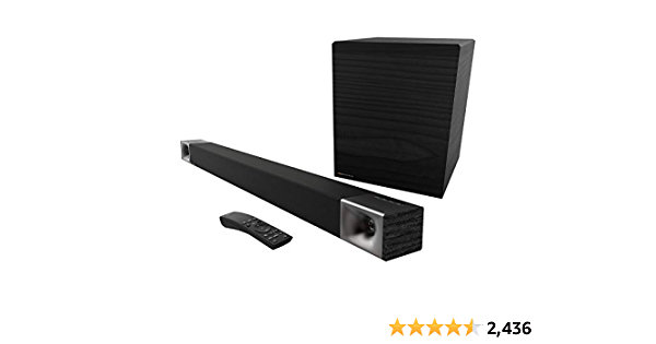 Klipsch Cinema 600 Sound Bar 3.1 Home Theater System with HDMI-ARC for Easy Set-Up, Black - $380