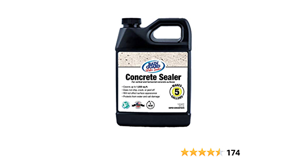 Rain Guard Water Sealers - Concrete Sealer Repellent Protection 32oz (Makes 5 gallons) - $15.32