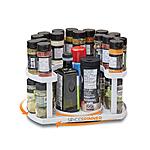 Allstar Innovations Spice Spinner Two-Tiered Spice Organizer &amp; Holder That Saves Space, Keeps Everything Neat, Organized &amp; Within Reach With Dual Spin Turntables - $9 $8.41