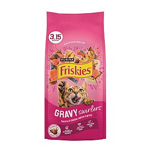 Amazon ~ Friskies Gravy Swirlers 3.15lb bag $3.41 w/coupon and 10% SS