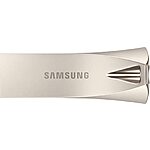 256GB Samsung BAR Plus USB 3.1 Flash Drive (Champagne Silver) $25