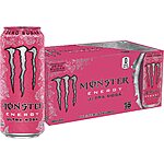 15-Pack 16-Oz Monster Energy Zero Sugar Energy Drink (various) from $17.25 w/ S&amp;S &amp; More + Free S&amp;H