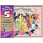 5-Pack Spinmaster Kids' Wooden Jigsaw Puzzles w/ Storage Box (Various) $5 &amp; More + Free Store Pickup