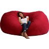 Comfort Research 7-Foot XXL Giant Beanbag Chair, Sierra Red - $104 Amazon Gold Box Deal