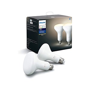 Philips Hue Lighting: 4-Pack Philips Hue White BR30 LED Smart Bulb $28 & More + Free Shipping w/ Prime