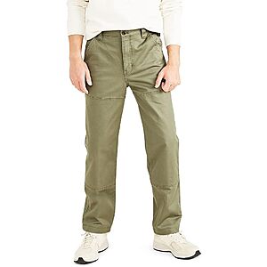Dockers Men's Straight Fit Utility Pants (Various) $21.50