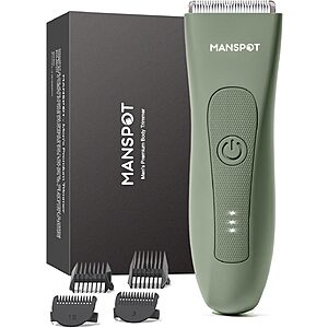 Manspot Manscape Rechargeable Wet/Dry Body Hair Trimmer (Green) $20 + Free Shipping