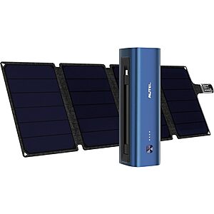 Prime: 15000mAh 22.5W Autel LiFePO4 Power Bank + 36W Foldable Solar Panel $35.70 + Free Shipping