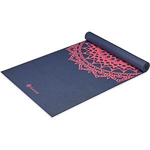 Gaiam Print Yoga Mat (Pink Marrakesh) .25