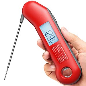 ThermoMaven Digital Meat Thermometer w/ 0.5 Sec Instant Read, NIST Certified, &plusmn;0.5&deg;F Accuracy & Auto-Rotating Backlit Display $13 + Free Shipping w/ Prime or $35+ Orders