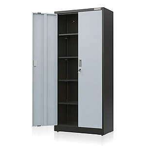 71" WORKPRO Metal Garage Storage Cabinet w/ Locking Doors & Adjustable Shelves $156 + Free S&H