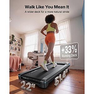 Merach UltraWalk W60 Plus Walking Pad Treadmill w/ 12% Auto Incline $198 + Free S&H