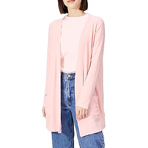 Prime: Amazon Essentials Women's Relaxed-Fit Ultra-Lightweight Open-Front Cardigan from $6.65 + Free S&H