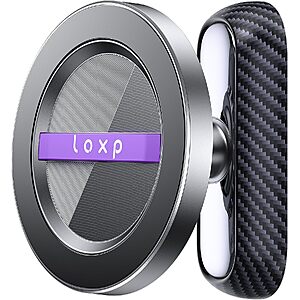 LOXP 360° Rotating MagSafe-Compatible Magnetic Golf Cart Phone Mount $5.05 
