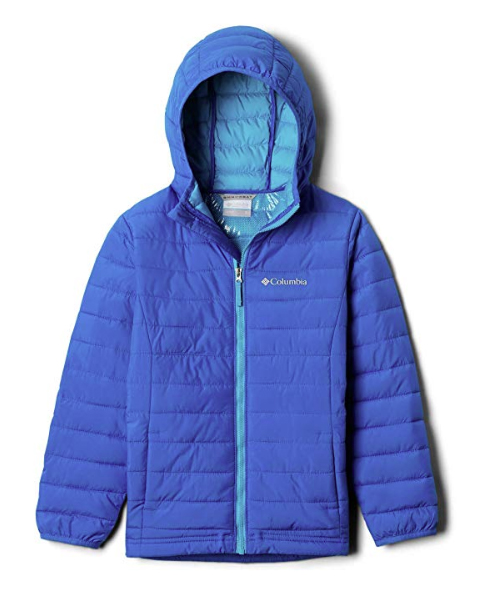 Columbia Powder Lite Boys Hooded Jacket - X-Large - Super Blue $23.53