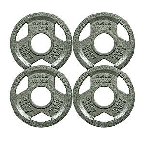 Signature Fitness 2" Cast Iron Weight Plates $0.67 for pound w/ free shipping at Walmart 2 x 45 lb for $60
