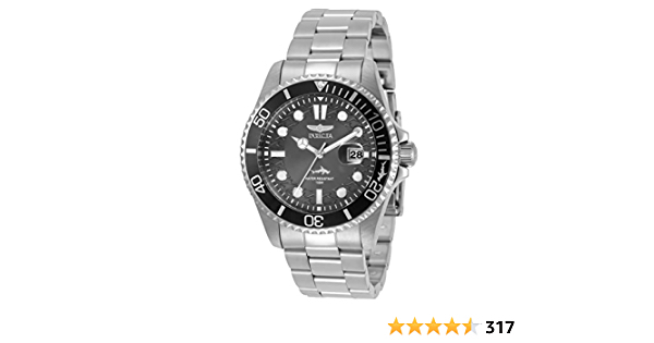 Invicta Men's Pro Diver 43mm Stainless Steel Quartz Watch, Silver (Model: 30806) - $34.43