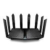 Amazon Prime TP-Link - Archer AXE7800 Tri-Band Wi-Fi 6E Router - Black (Renewed) $74.99