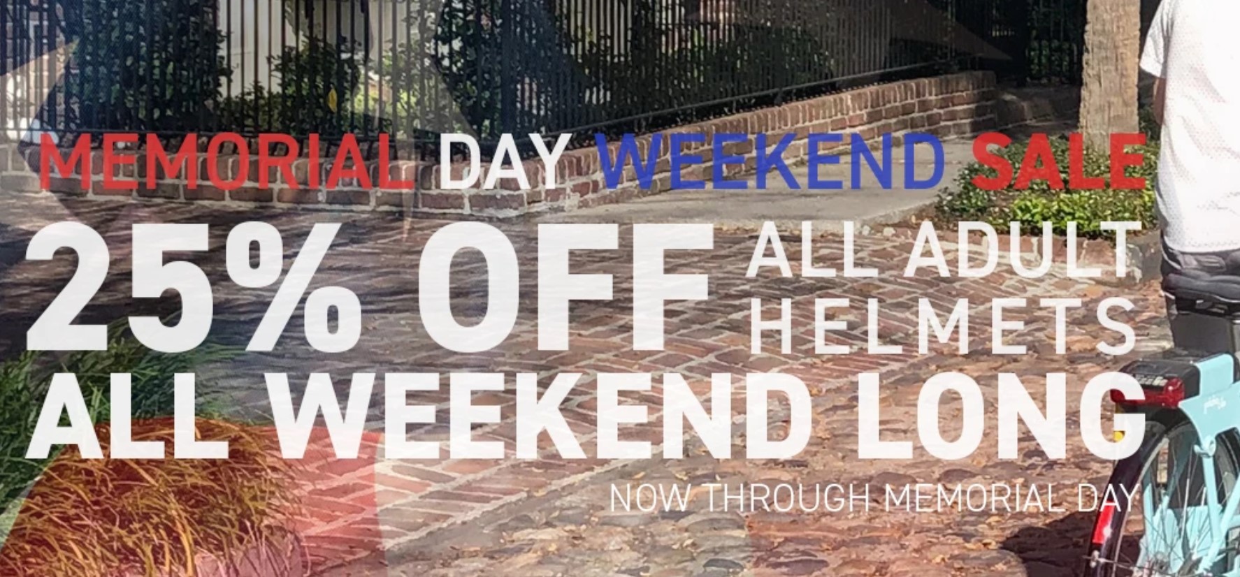 BERN Helmets select models 25% off Memorial weekend sale.