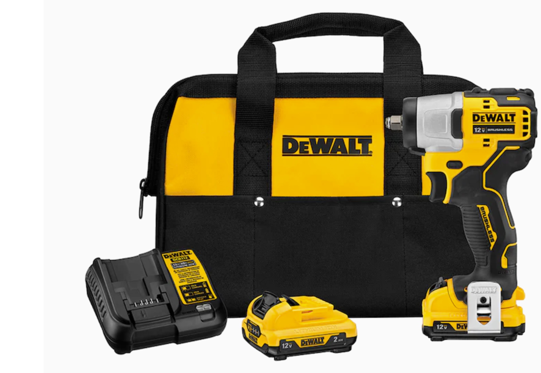 DEWALT XTREME 12-volt Brushless 3/8-in Drive Cordless Impact Wrench (2-Batteries Included) ($99 + Free Shipping)