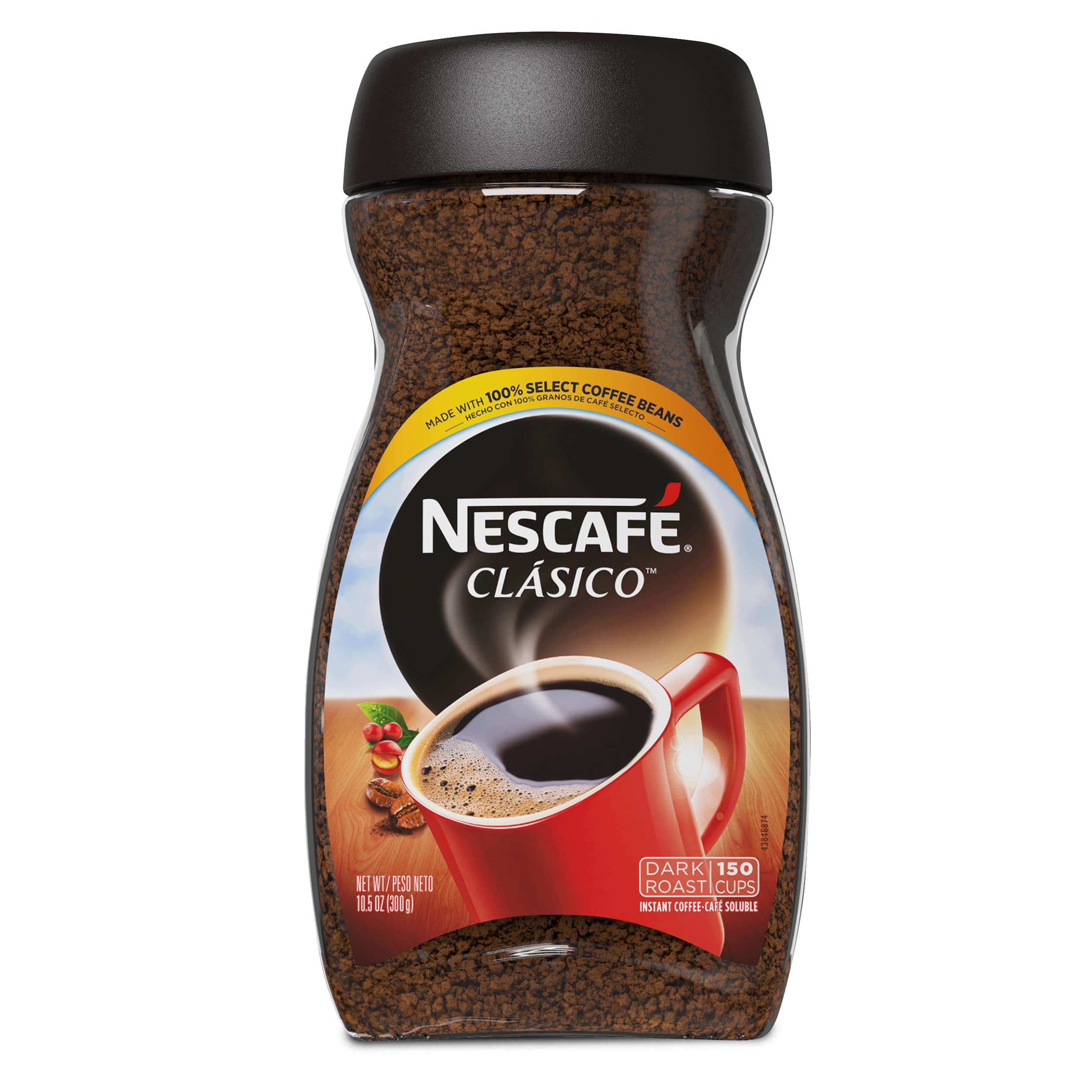 NESCAFE CLASICO Dark Roast Instant Coffee 10.5 oz. Jar $8.48