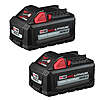 Milwaukee Twin Pack M18 Fuel 6.0 AH Batteries $154