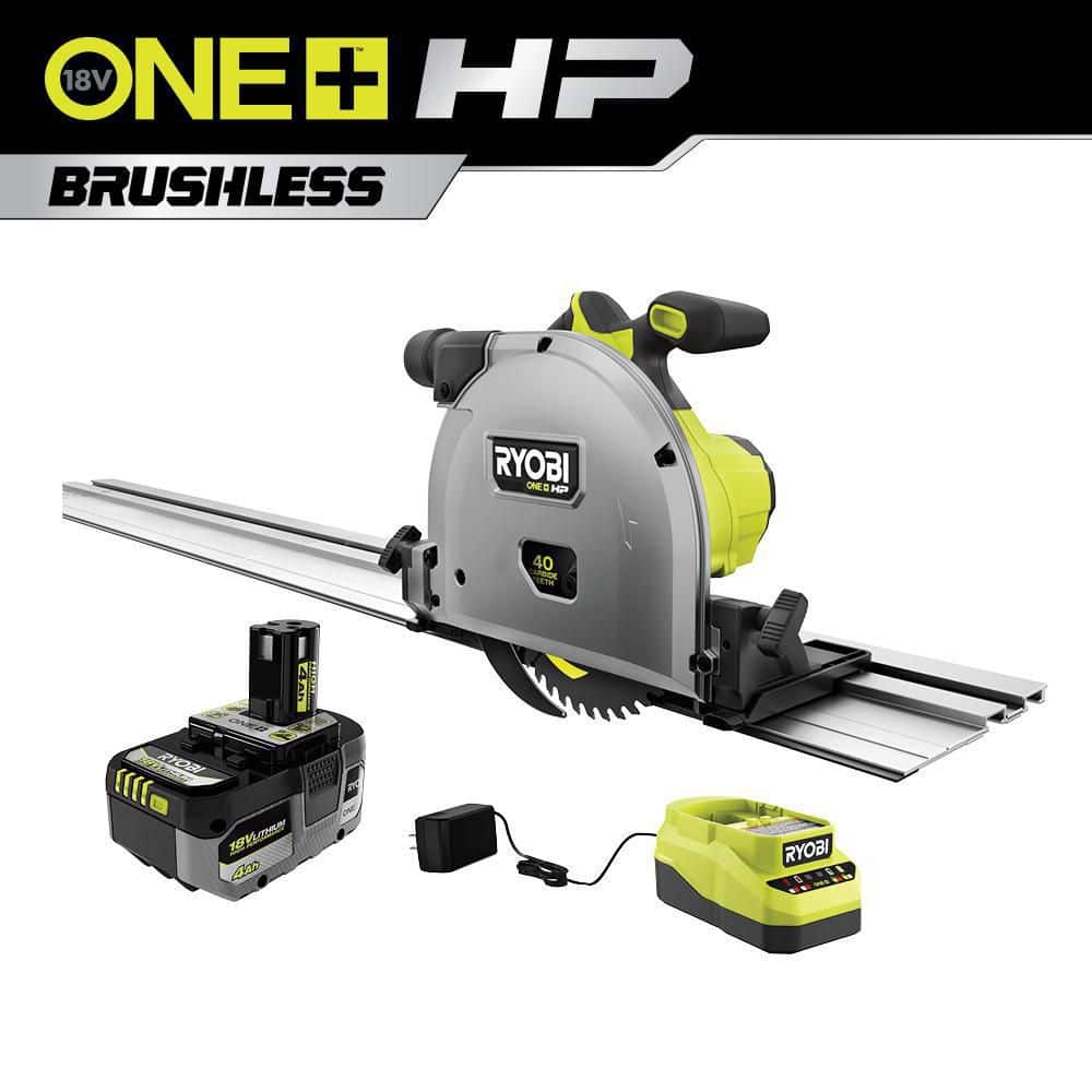YMMV Home Depot In-Store Mark-Down 50% Ryobi Track Saw Brushless w/ 4AH battery $200