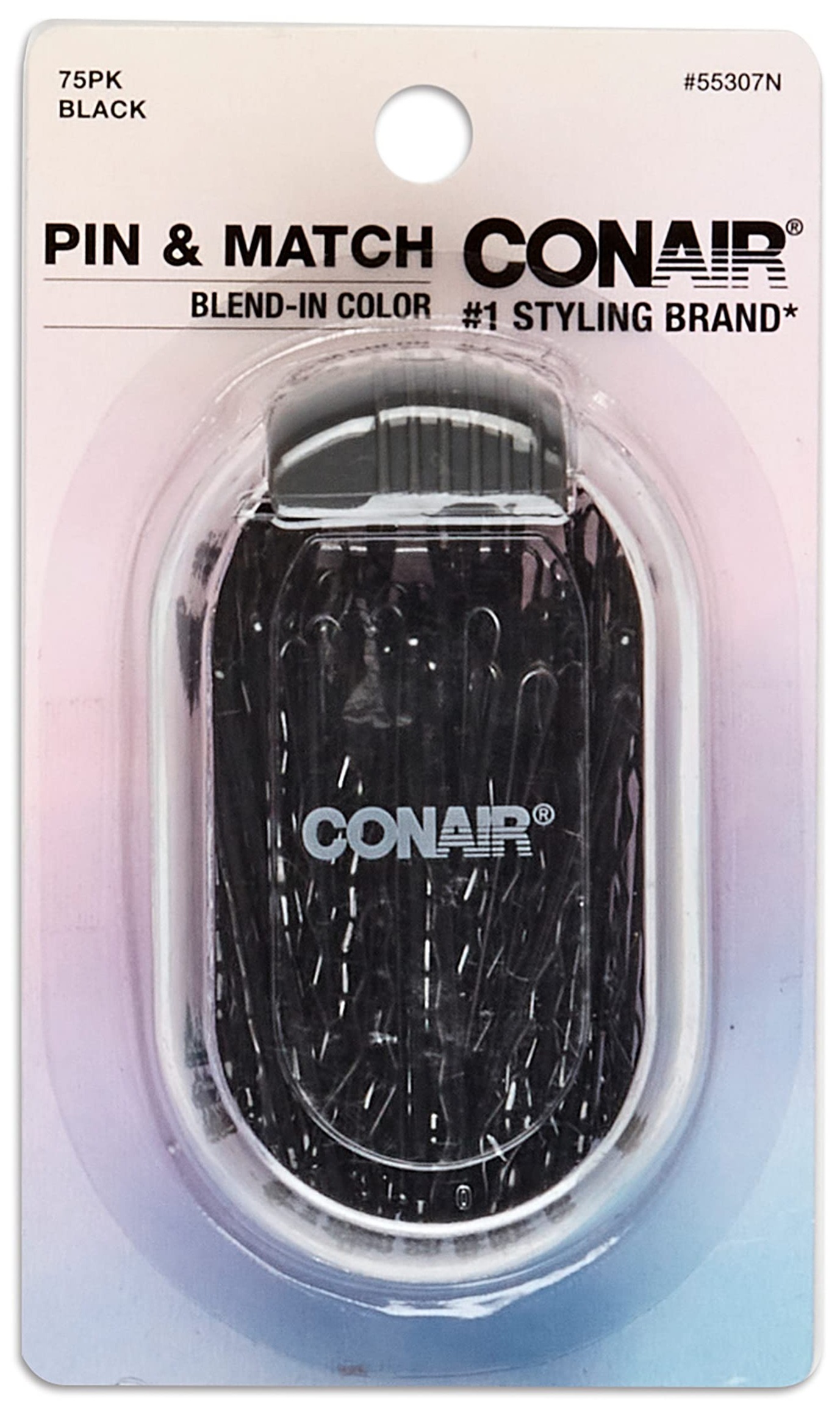 75-Count Conair Pin & Match Bobby Hair Pins w/ Storage Container 2 for $5.70 + Free Shipping w/ Prime or on $25+