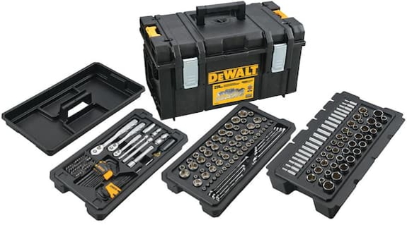 DeWalt Mechanics Tool Set (226-Piece) with TOUGHSYSTEM 22 in. Medium Tool Box $149