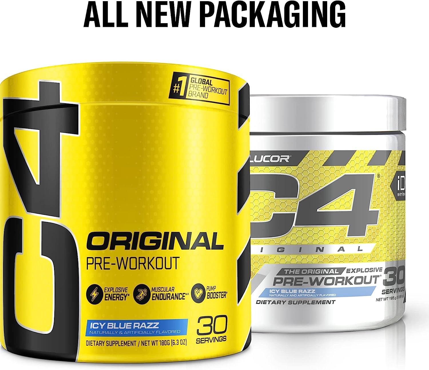 Cellucor C4 Original Pre Workout Powder ICY Blue Razz Vitamin C for