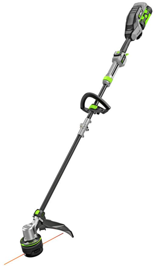 EGO Power+ ST1623T 16-Inch 56-Volt Lithium-Ion Cordless POWERLOAD™ with LINE IQ™ Telescopic Carbon Fiber Straight Shaft String Trimmer, 4.0Ah Battery and Charger Included $245.67