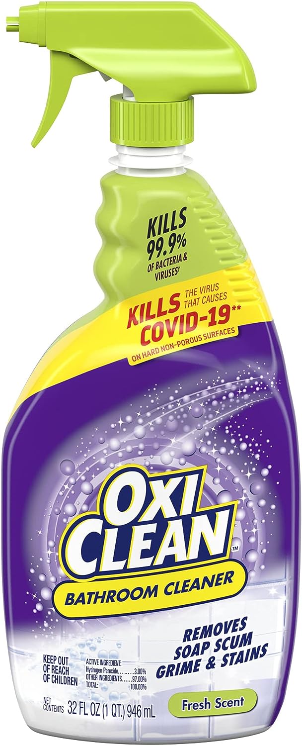 $2.50 /w S&S: 32-Oz Kaboom OxiClean Bathroom Cleaner Spray (Fresh Scent)