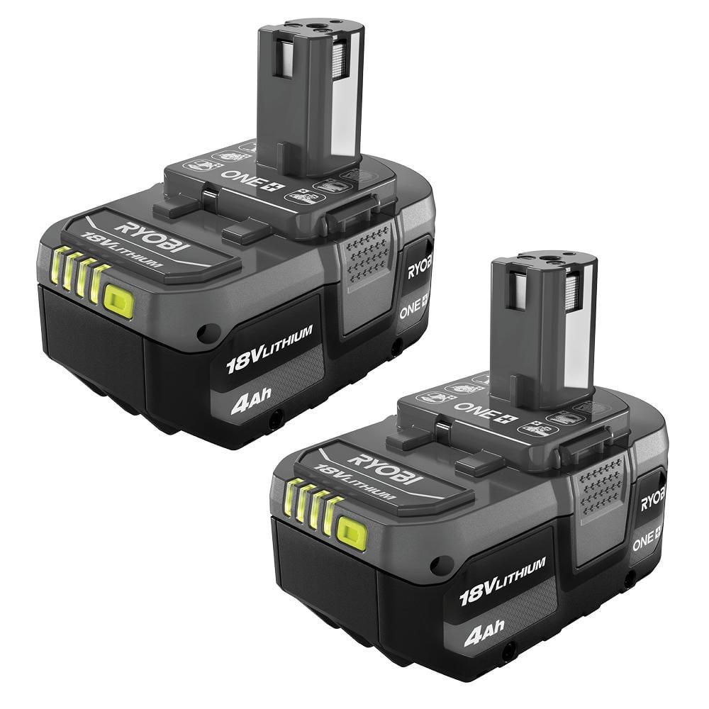 Select Stores: Ryobi One+ 18V non-HP 4Ah Battery 2 Pack $62