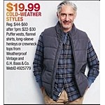 Macy's Black Friday: Cold-Weather Styles from Weatherproof Vintage and G.H. Bass &amp; Co. for $19.99
