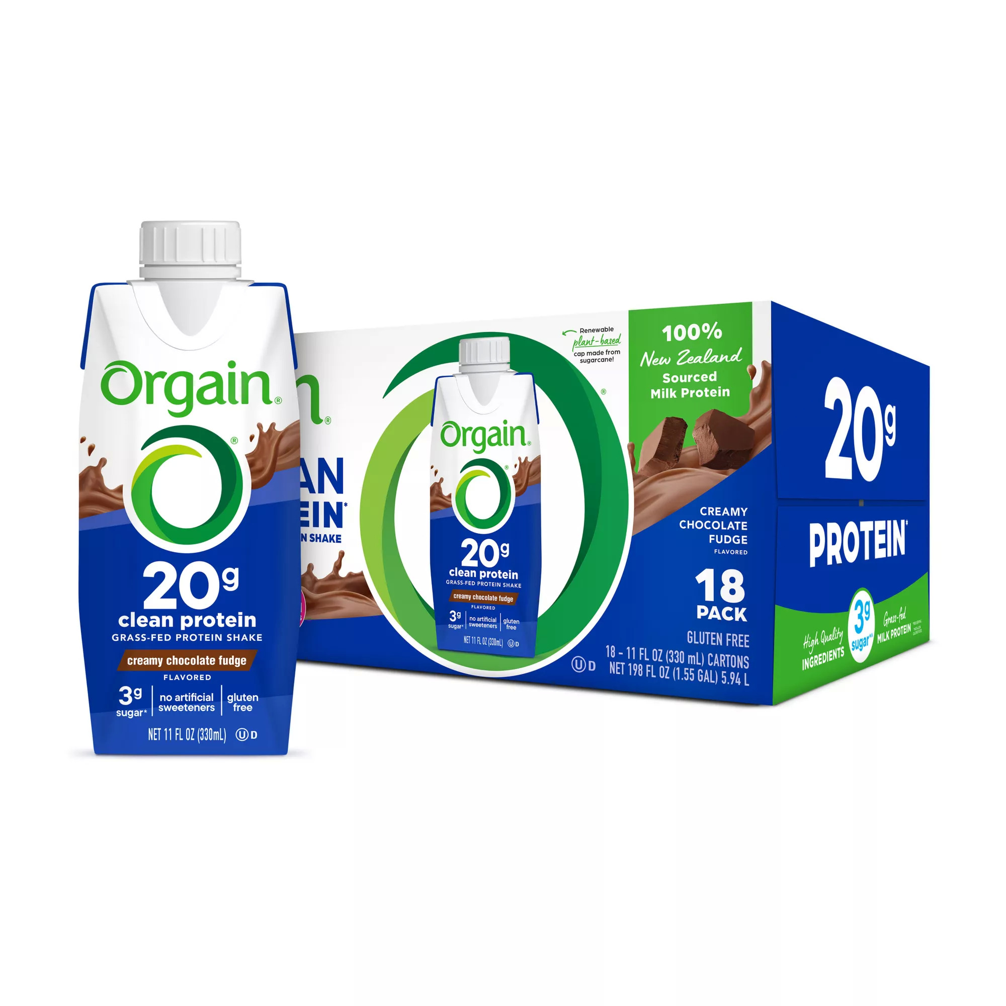 Orgain Clean Protein 11oz shakes - 18 pack - $8.98 after coupon YMMV