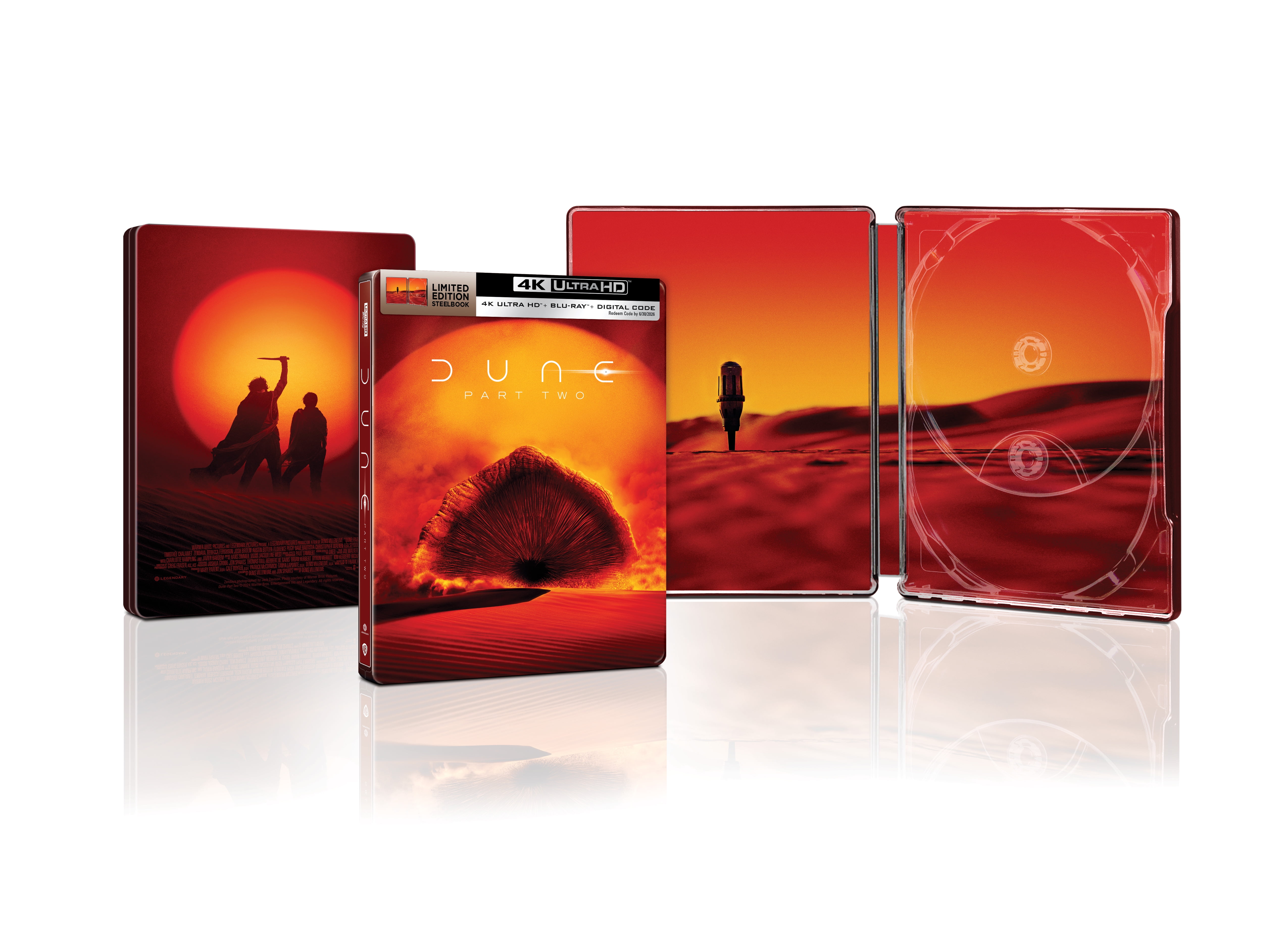 Dune: Part Two (Steelbook) (4K Ultra HD + Blu-ray + Digital Copy) $34.99