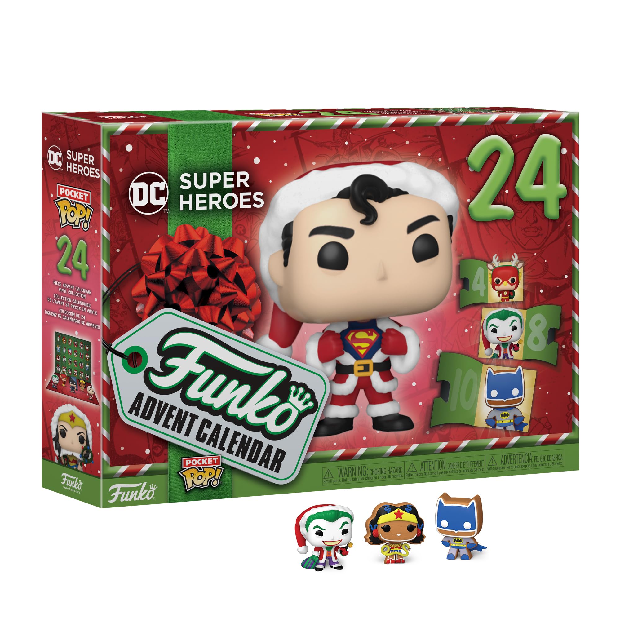 24Piece Funko Pop! DC Super Heroes Figures Advent Calendar 12.80