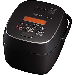 Zojirushi NW-JEC18BA Pressure Induction Heating Rice Cooker (10-Cup):  $491.00+tax (Free S&H w/ Prime)