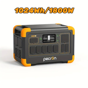 PECRON E1000LFP 1024Wh/1800W UPS Portable Power Station
