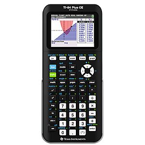 Texas Instruments TI-84 Plus CE Python Color Graphing Calculator (Black) $95 + Free Shipping