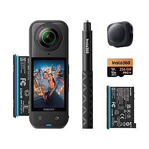 Costco Members: Insta360 X5 8K 360 Action Camera Bundle 0 + Free Shipping